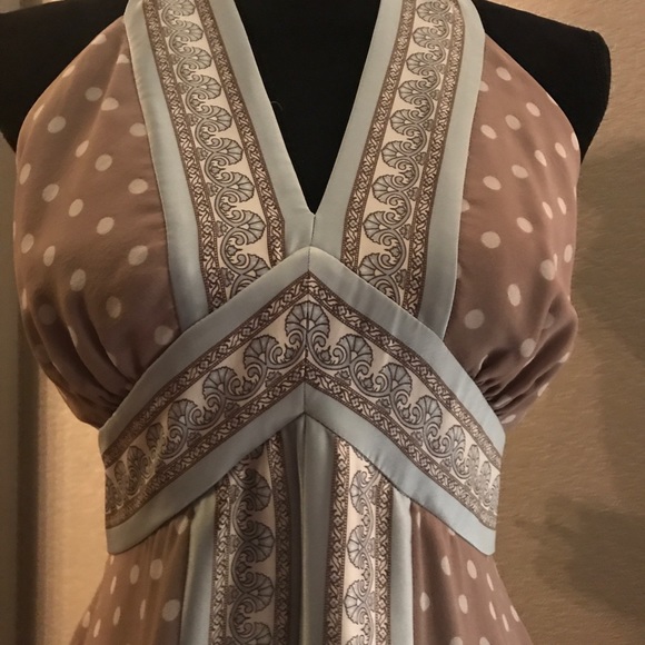 BCBG Max Azria Halter Dress Sz 12 - Picture 2 of 6